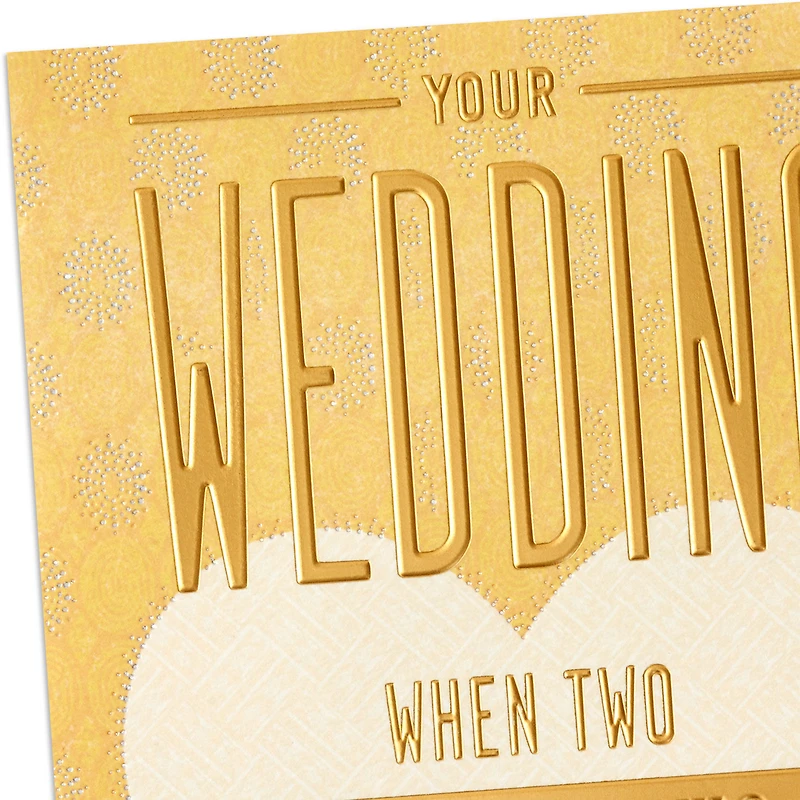 When Two Beautiful Souls Become as One Wedding Card for only USD 3.99 | Hallmark