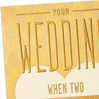 When Two Beautiful Souls Become as One Wedding Card for only USD 3.99 | Hallmark