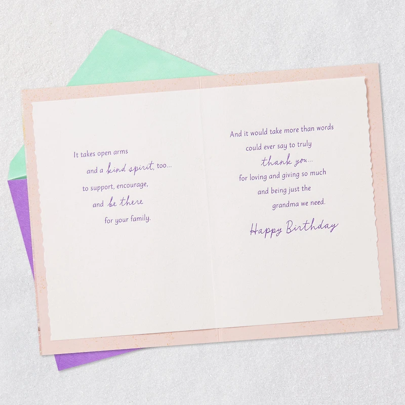 Gentle Strength and Rock-Solid Love Birthday Card for Grandma for only USD 7.59 | Hallmark
