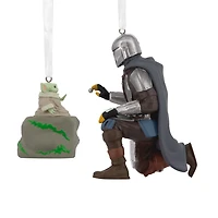 Star Wars: The Mandalorian™ and Grogu™ Hallmark Ornaments, Set of 2 for only USD 28.99 | Hallmark