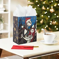 9.6" Disney Tim Burton's The Nightmare Before Christmas Jack and Sally Medium Gift Bag for only USD 3.49 | Hallmark