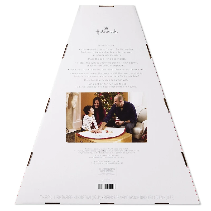Christmas Magic Tree Skirt Handprint Kit for only USD 58.99 | Hallmark