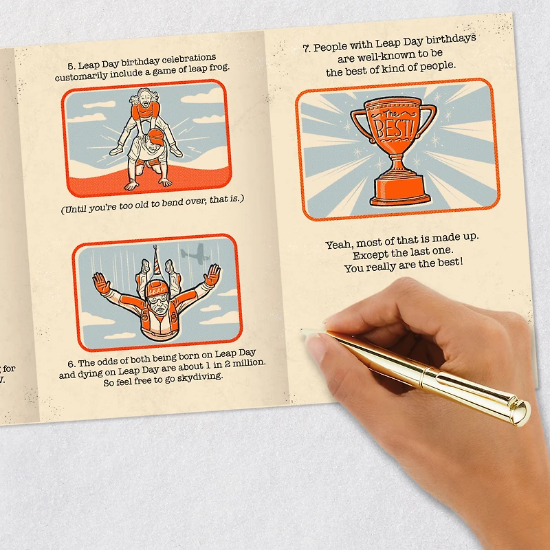 Fun Facts Funny Leap Day Birthday Card for only USD 4.99 | Hallmark