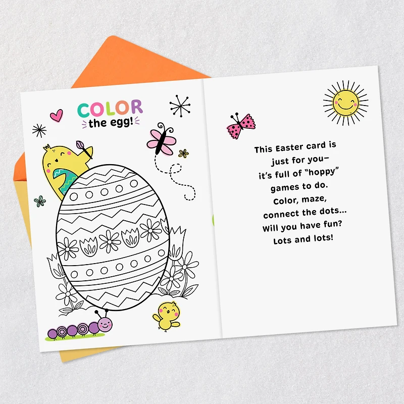 "Hoppy" Fun for You Easter Card With Activities for Kids for only USD 3.99 | Hallmark