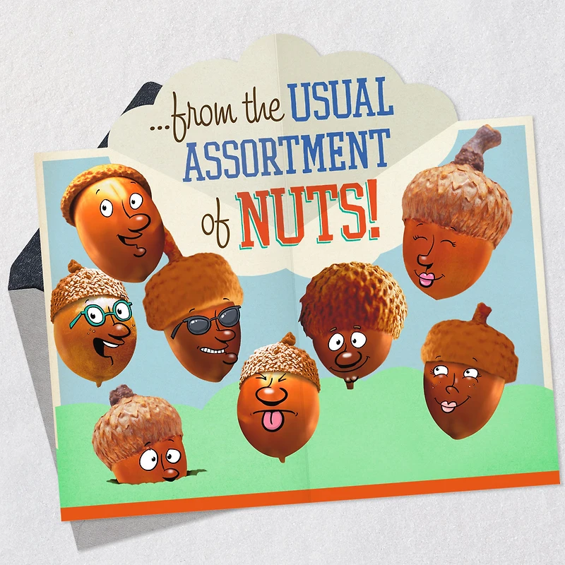 Squirrel and Nuts Funny Pop-Up Boss's Day Card From All for only USD 3.99 | Hallmark