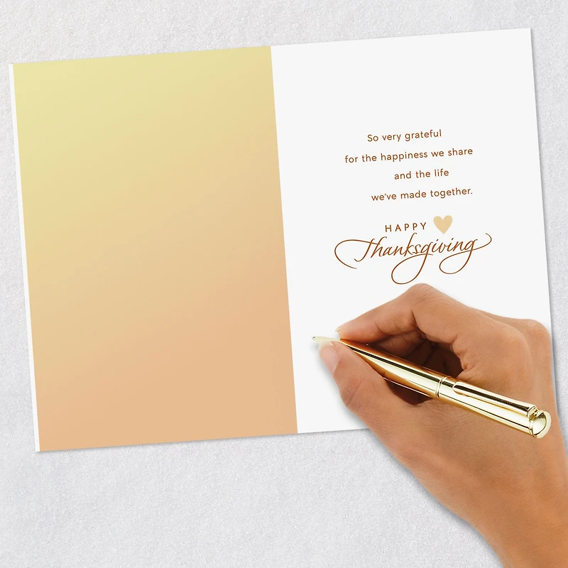Always Thankful to Be Yours Thanksgiving Card for Wife for only USD 3.99 | Hallmark