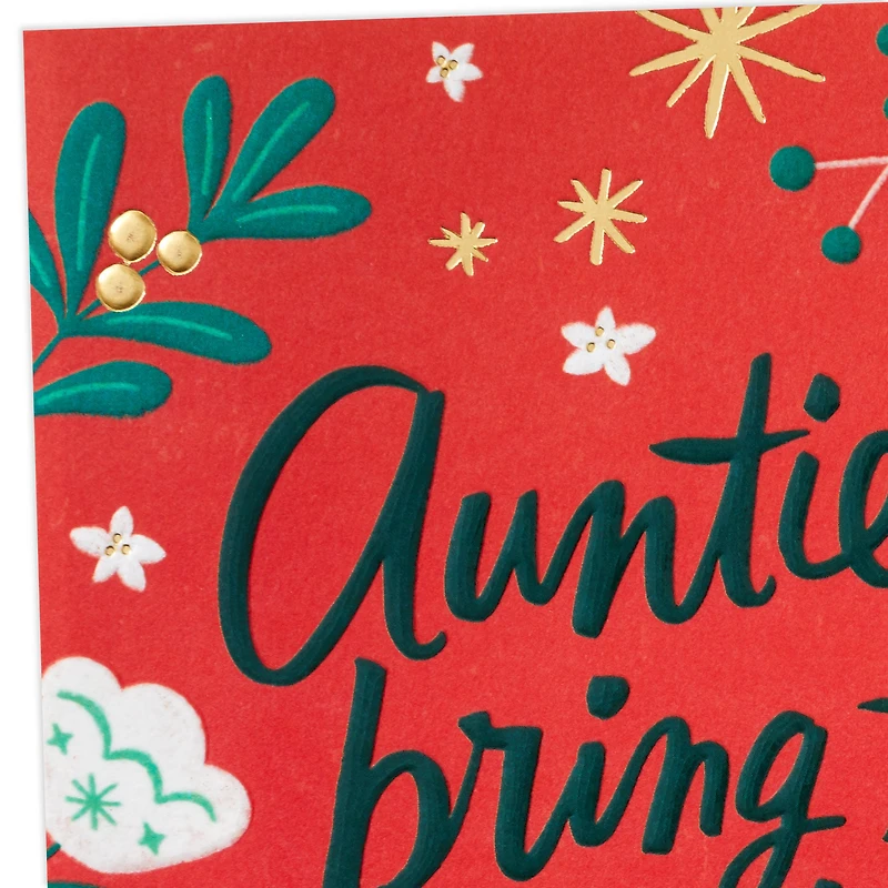 You Bring the Christmas Magic Christmas Card for Auntie for only USD 3.99 | Hallmark