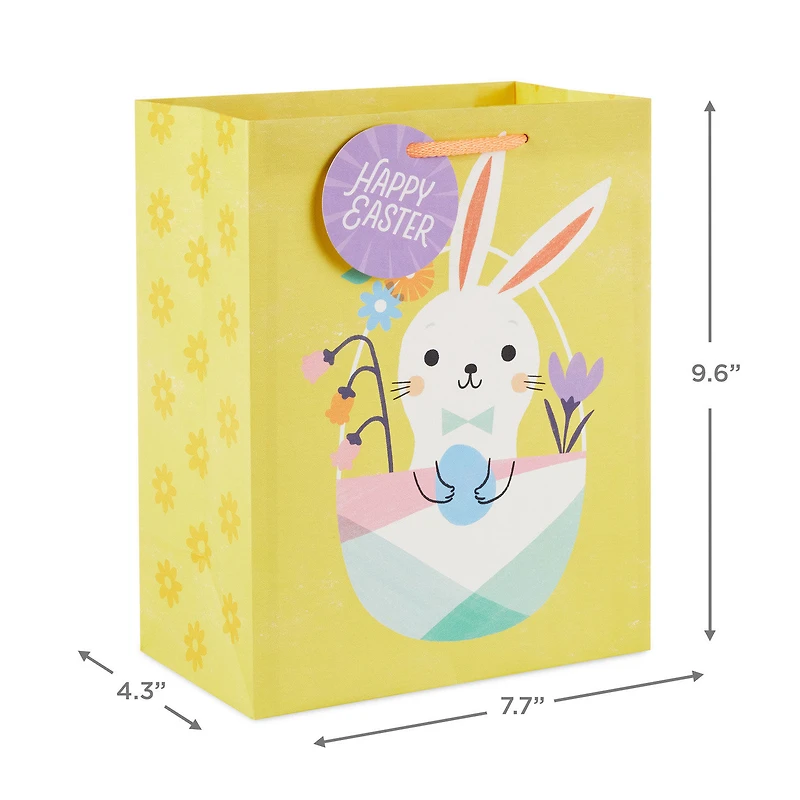 9.6" Bunny in Basket Medium Easter Gift Bag for only USD 3.49 | Hallmark