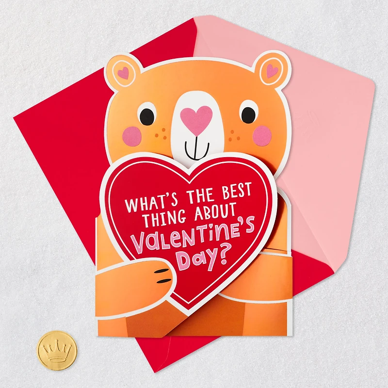 Bear Hug Musical Valentine's Day Card for only USD 7.99 | Hallmark