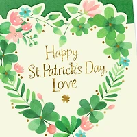 You're First in My Thoughts and Heart St. Patrick's Day Love Card for only USD 3.59 | Hallmark