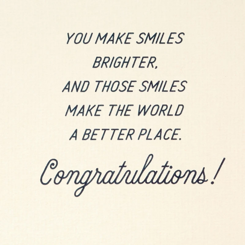 You Make Smiles Brighter Dental School Graduation Card for only USD 3.99 | Hallmark