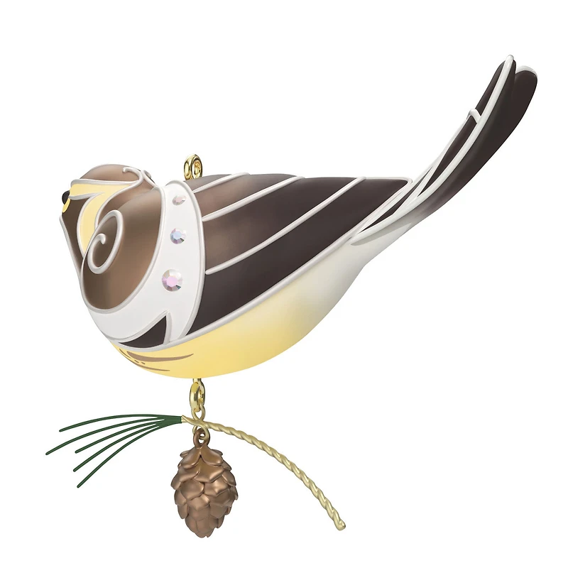 The Beauty of Birds Lady Blackburnian Warbler Ornament for only USD 22.99 | Hallmark