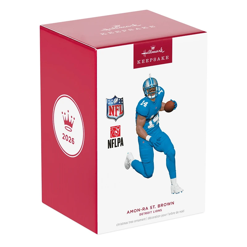 NFL Detroit Lions Amon-Ra St. Brown Ornament for only USD 28.99 | Hallmark