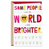 You Make the World Brighter Pop-Up Valentine's Day Card for only USD 5.99 | Hallmark