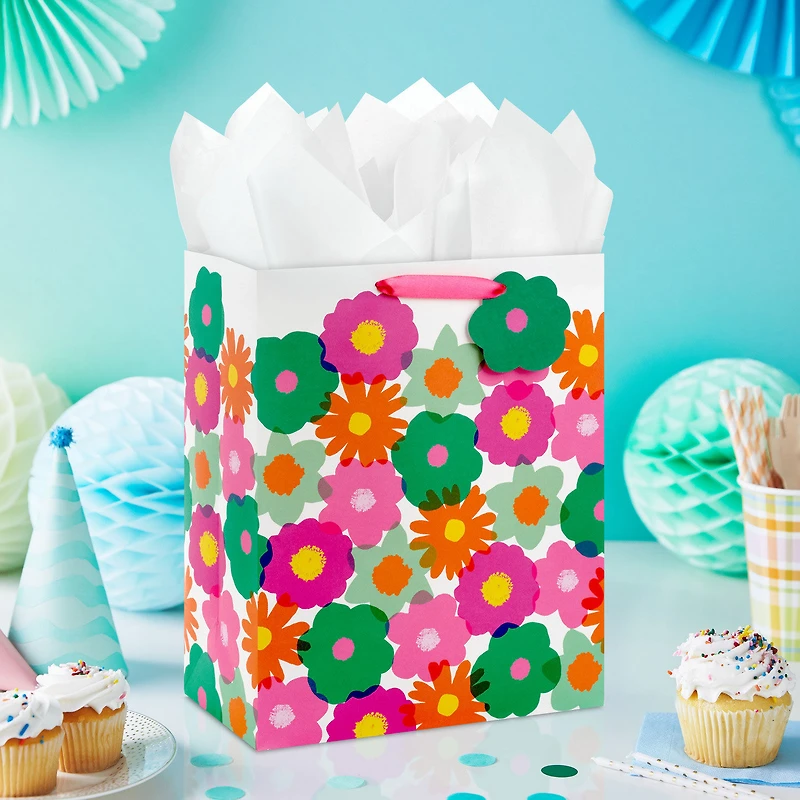 13" Whimsical Blooms Large Gift Bag for only USD 4.49 | Hallmark