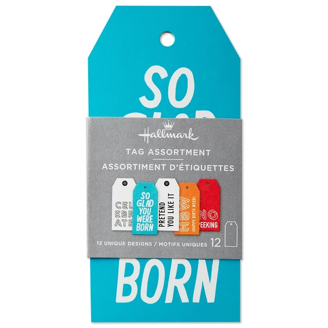 Assorted Funny 12-Pack Gift Tags for only USD 4.99 | Hallmark