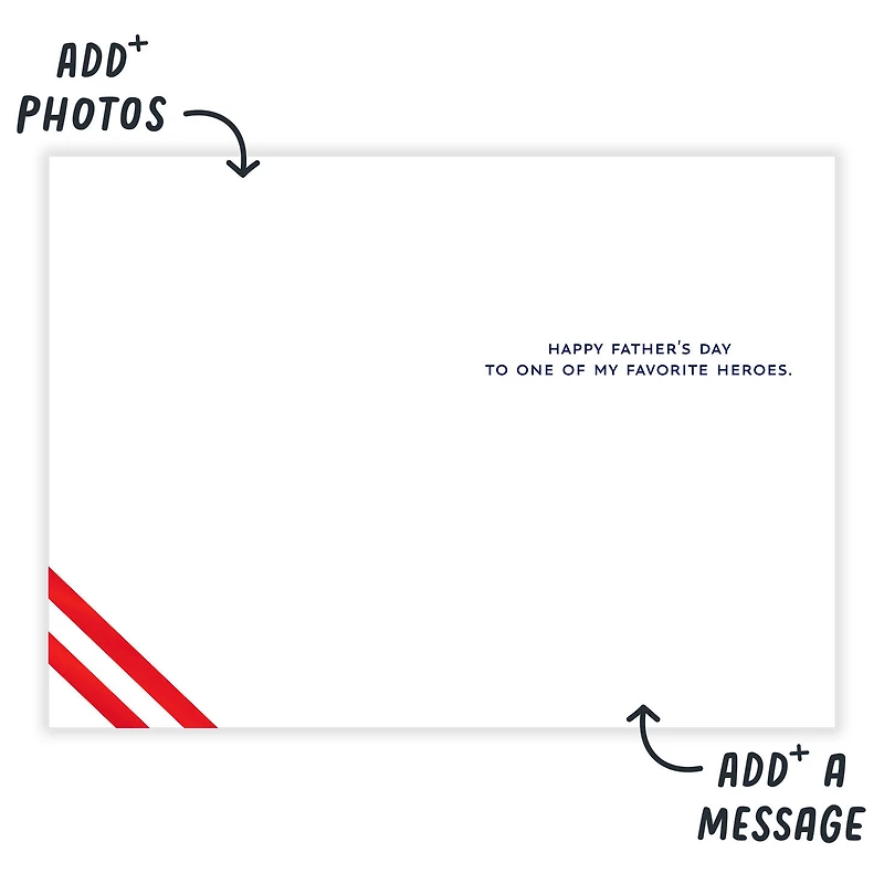 Marvel Avengers Captain America Custom Father's Day Card for only USD 4.99 | Hallmark