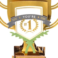 World's Best Dad Trophy Musical 3D Pop-Up Father's Day Card With Motion for only USD 14.99 | Hallmark