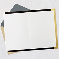 Gold Feathers on Black Blank Card for only USD 5.59 | Hallmark