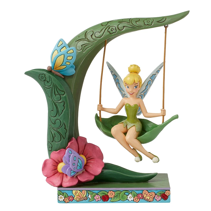 Jim Shore Disney Tinker Bell in Swing Figurine, 8.5" for only USD 89.99 | Hallmark