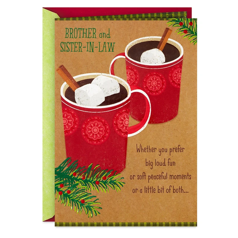 Very Merry Holiday Card for Brother and Sister-in-Law for only USD 4.29 | Hallmark
