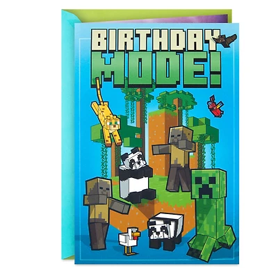 Minecraft Make it Great Musical Pop-Up Birthday Card for Kids for only USD 7.99 | Hallmark