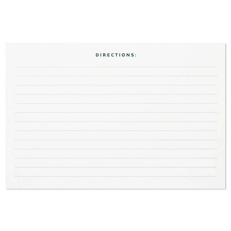 Classic Stripes Recipe Cards, Pack of 36 for only USD 7.99 | Hallmark