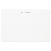 Classic Stripes Recipe Cards, Pack of 36 for only USD 7.99 | Hallmark