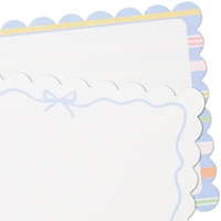 Scallops and Stripes Flat Note Cards in Caddy, Box of 40 for only USD 10.99 | Hallmark