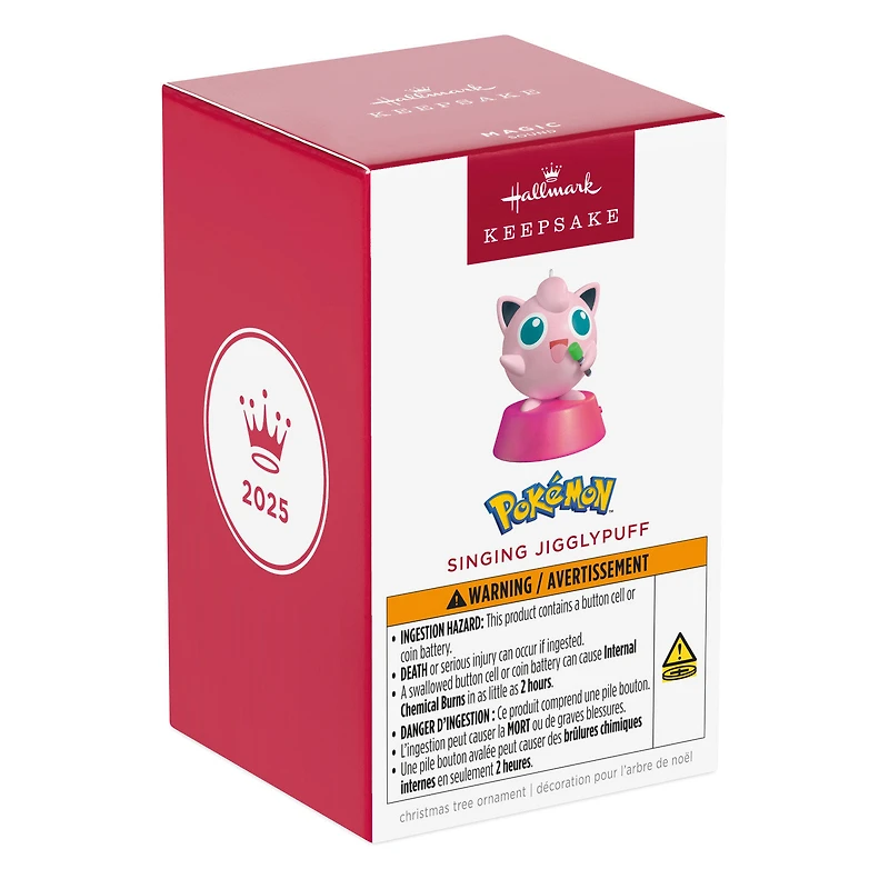 Pokémon Singing Jigglypuff Ornament With Sound for only USD 27.99 | Hallmark