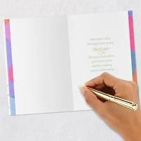 Important Work Thank-You Card for Teachers for only USD 4.99 | Hallmark