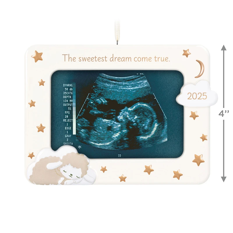 Sweetest Dream Come True 2025 Photo Frame Porcelain Ornament for only USD 24.99 | Hallmark