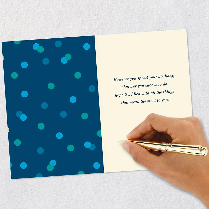 A Day Filled With What Means the Most to You Birthday Card for only USD 2.50 | Hallmark