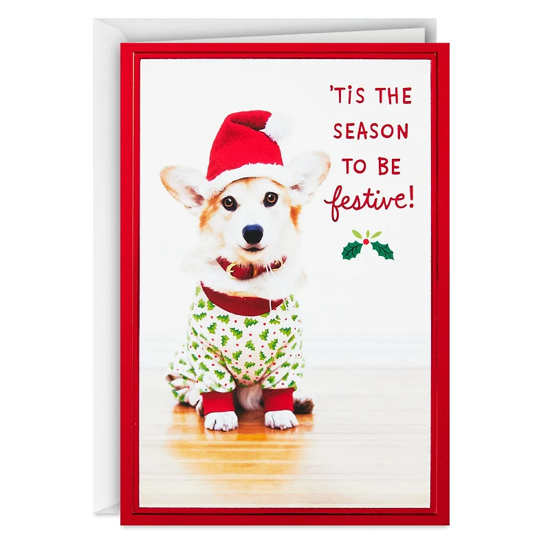 Holiday Pup in Jammies and Hat Boxed Christmas Cards, Pack of 40 for only USD 15.49 | Hallmark