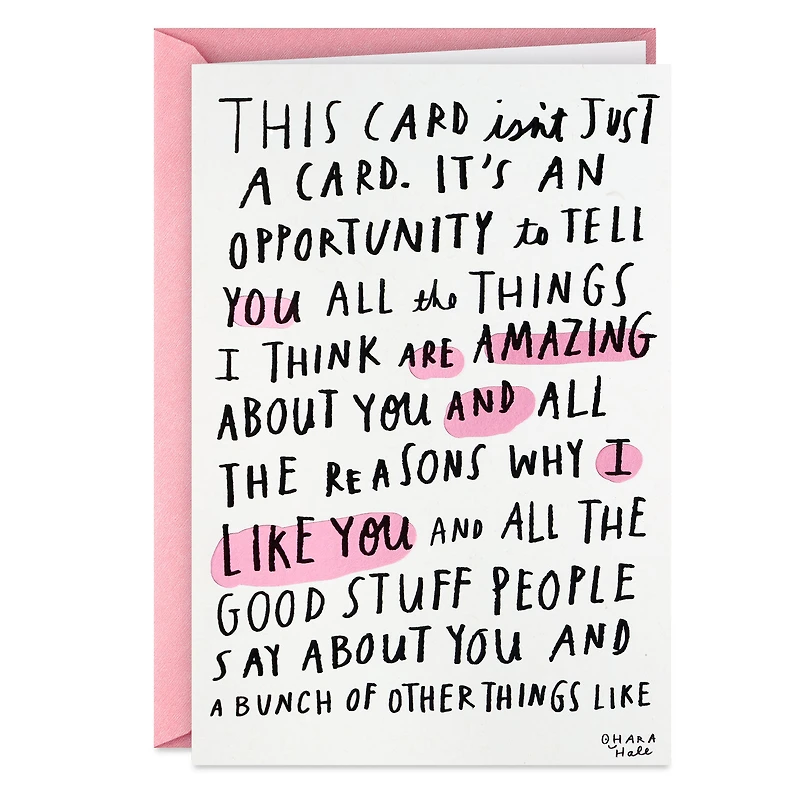 You're So Great I Ran Out of Room Funny Birthday Card for only USD 4.49 | Hallmark
