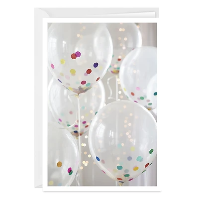 Confetti Balloons Custom Celebration Card for only USD 4.99 | Hallmark