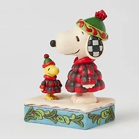Jim Shore Peanuts Snoopy and Woodstock in Puffer Coats Figurine, 5.5" for only USD 55.00 | Hallmark