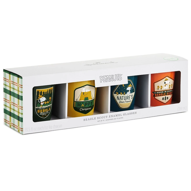 Peanuts® Beagle Scouts Drinking Cups, Set of 4 for only USD 39.99 | Hallmark