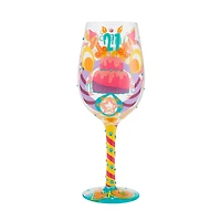 Lolita Happy 21st Birthday Handpainted Wine Glass, 15 oz. for only USD 34.99 | Hallmark