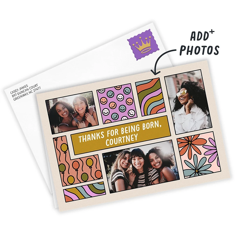 Personalized Fun Designs Photo Collage Photo Card for only USD 4.99 | Hallmark