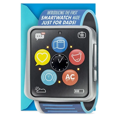Smartwatch Just for Dads Funny Father's Day Card With Sound and Light for only USD 9.99 | Hallmark