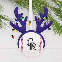 MLB Colorado Rockies™ Reindeer Baseball Hallmark Ornament for only USD 12.99 | Hallmark