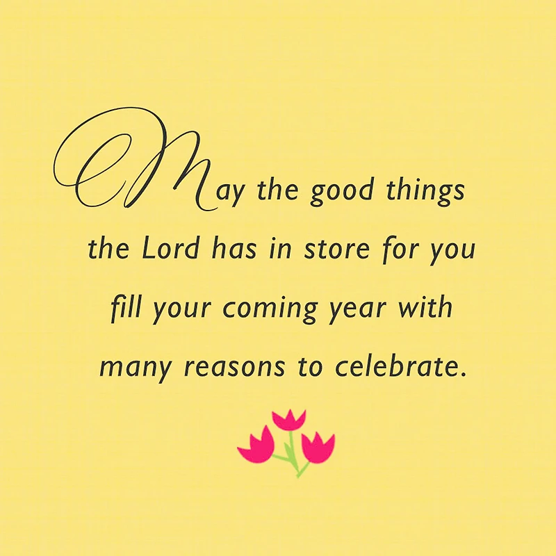 Blessings and Good Things Religious Birthday Card for only USD 2.50 | Hallmark