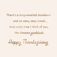 A Thankful Kind of Feeling Thanksgiving Card for only USD 3.99 | Hallmark