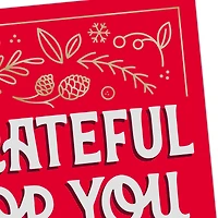 Grateful for You Christmas Thank-You Card for only USD 2.99 | Hallmark