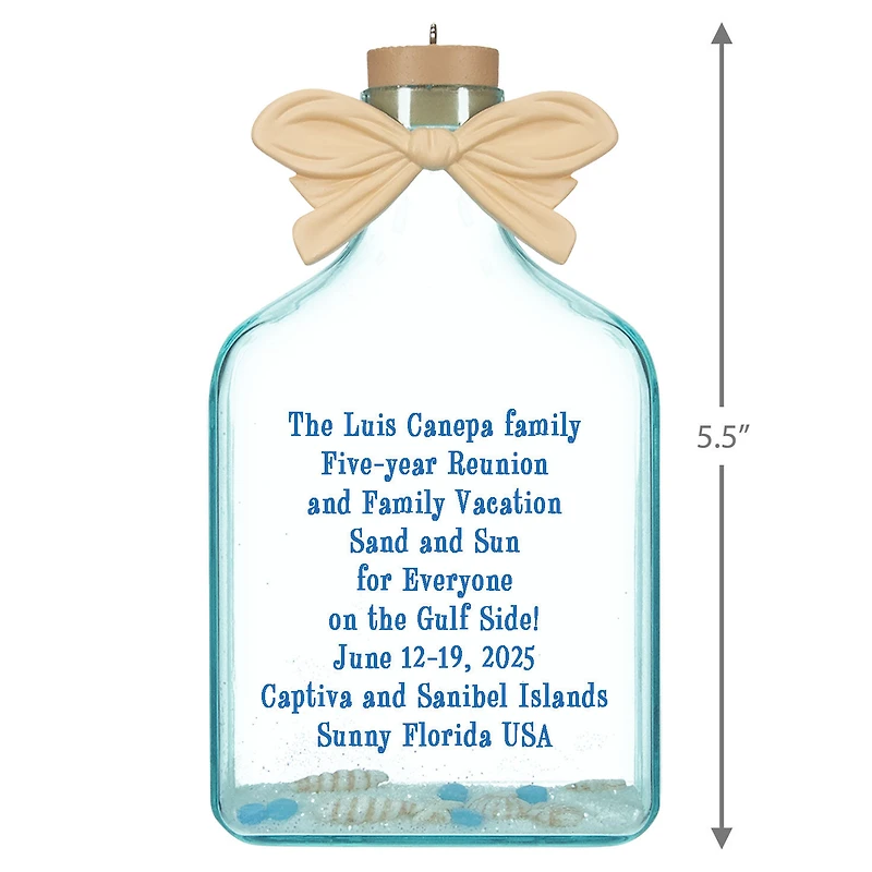 A Day at the Beach Personalized Ornament, Custom Text for only USD 34.99 | Hallmark
