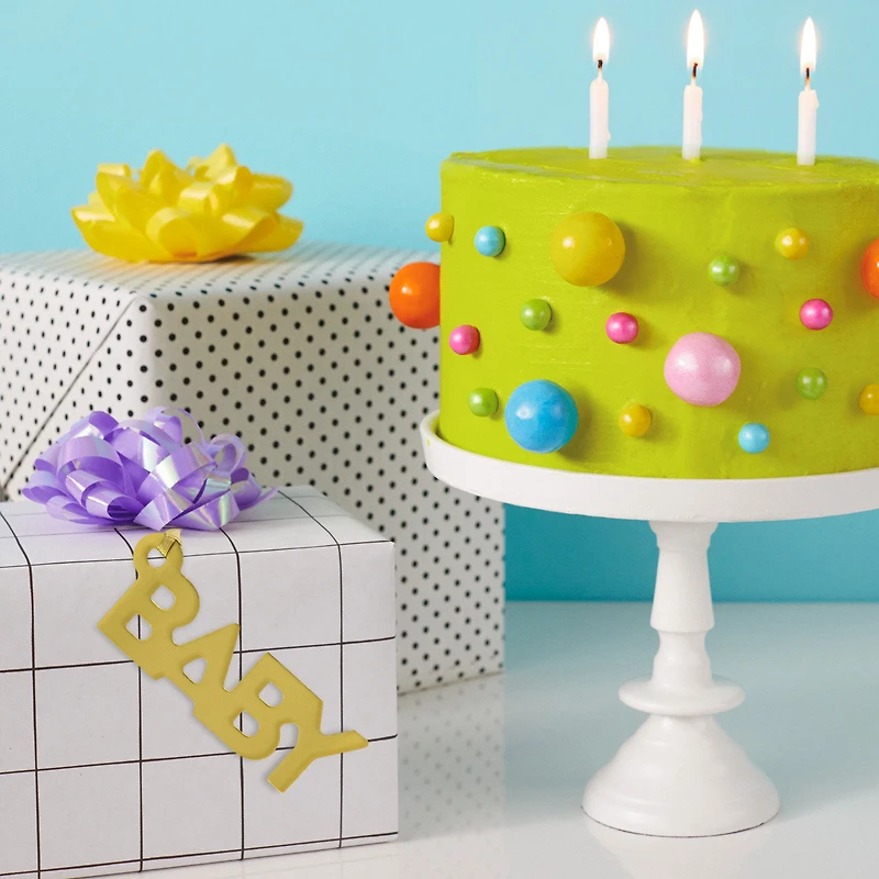 Gold "Baby" Die-Cut Gift Trim for only USD 4.49 | Hallmark