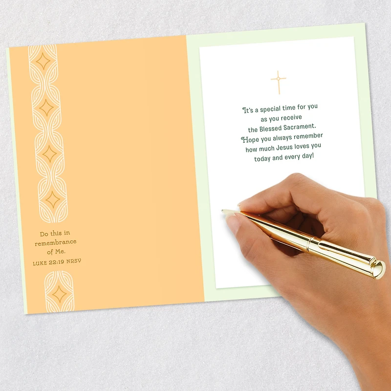 Jesus Loves You First Communion Card for Nephew for only USD 2.99 | Hallmark