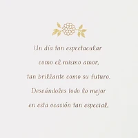 Floral Mr. and Mrs. Spanish-Language Wedding Card for Couple for only USD 6.99 | Hallmark