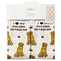 I Love My Golden Retriever Crew Socks for only USD 12.99 | Hallmark